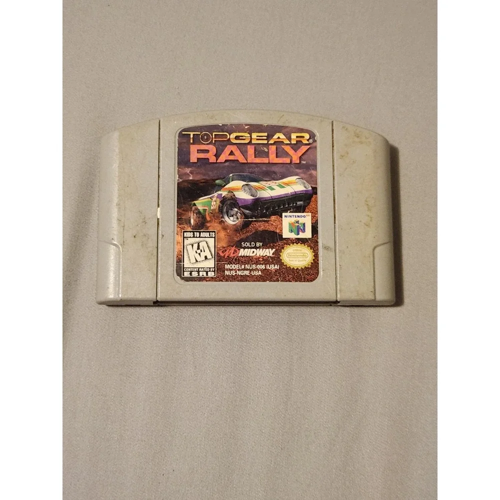 Top Gear Rally Nintendo 64 N64 - Cartridge Only - Authentic OEM